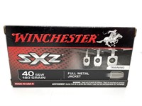 (50) Rounds 40 S&W, Winchester 180 Gr FMJ