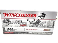 (20) Rounds.223, Winchester 64 gr Extreme Point