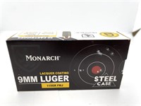 (50) Rounds 9mm, Monarch 115 gr. FMJ