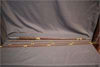Split bamboo fishing rod 9'