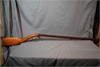 Antique percussion under hammer rifle