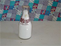 Nance's milk bottle