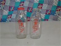Casassa's Qt. milk bottles