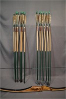 custom Longbow & 12 arrows