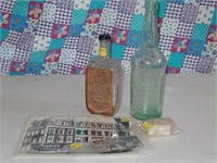 Hulman bottle & Gillis Drug items