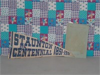 Staunton Centennial book & pendant