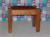 Oak footstool