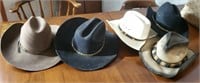 5 cowboy hats