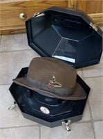 Beaver hat -size 7? with hard carrying case