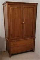 2 drawer oak wardrobe or can be converted to