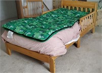 Small child size bed with bedding - it looks like