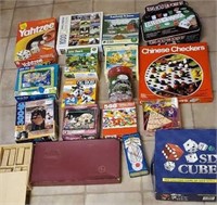 Box of games and puzzles