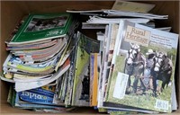 Huge box of horse magazines
