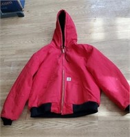 Size Large red Carhartt coat