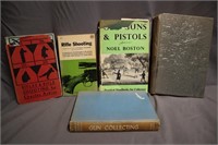 Lot of 5 vintage gun books