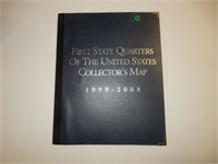 State Quarter Collection Map 1991-2008 Full x50