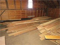 LARGE GROUP ASSORTED DRIED LUMBER-HARD, SOFT