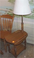 Oak Lamp Table
