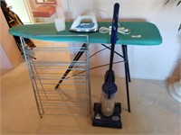 Ironing Board, Iron, Drying Rack, Vacuum