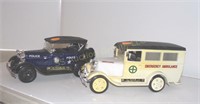 Ambulance & Police Car Decanters (2 pcs)
