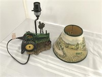 John Deere Tractor Lamp with shade (New in box)