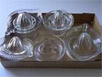 Misc. Glass Juicers (5 pcs)