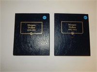 Whitman Coin Albums x2, Morgan Dollars
