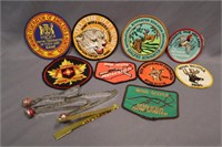 Hunters patch & license collection