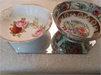 2 Decorative Serving Bowls
