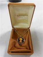 "House of Broomfield"Queen Elizabeth Coin Necklace
