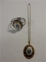 Shell Necklace and Bracelet