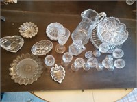 Assorted  Ornamental Glassware