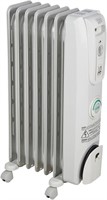 Oil-Filled Radiator Space Heater,Quiet 1500W