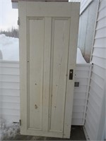 VINTAGE 2 PANEL DOOR 32X79 INCHES