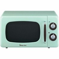 700-Watt Retro Microwave, Mint Green