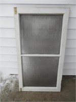 NICE VINTAGE PRIVACY WINDOW 23.5X42.5 INCHES