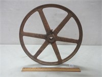 COOL ANTIQUE METAL WHEEL