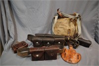 Lot of military ammo belts +