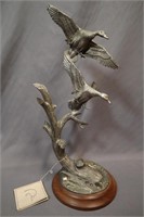 limited edition ducks unlimited pewter sculpture