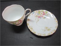 PRETTY PARAGON CUP AND SAUCER