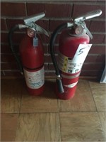 (2) Fire Extinguishers