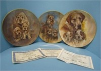 Dog Theme Collector Plates
