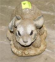 Cement Bunny Yard Ornament (3")