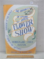 COOL HAND PAINTED FLOWER SHOW ADVERTISING