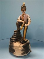 "Saxony" Miner Musical Figurine