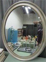 Oval Bevelled Wall Mirror