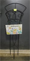 Outdoor Welcome Stake (44")