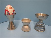 Retro Aluminium Egg Cups