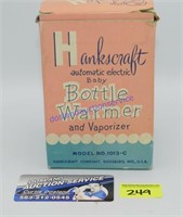 Vintage Hankscraft Bottle Warmer