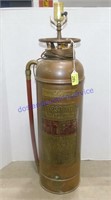 Antique First Aid Fire Extinguisher Light (29")